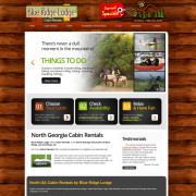 North Georgia Cabin Rental website design